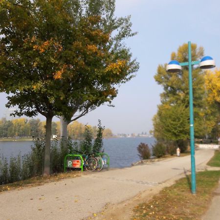Bungalow At Lake Alte Donau Vienna Esterno foto